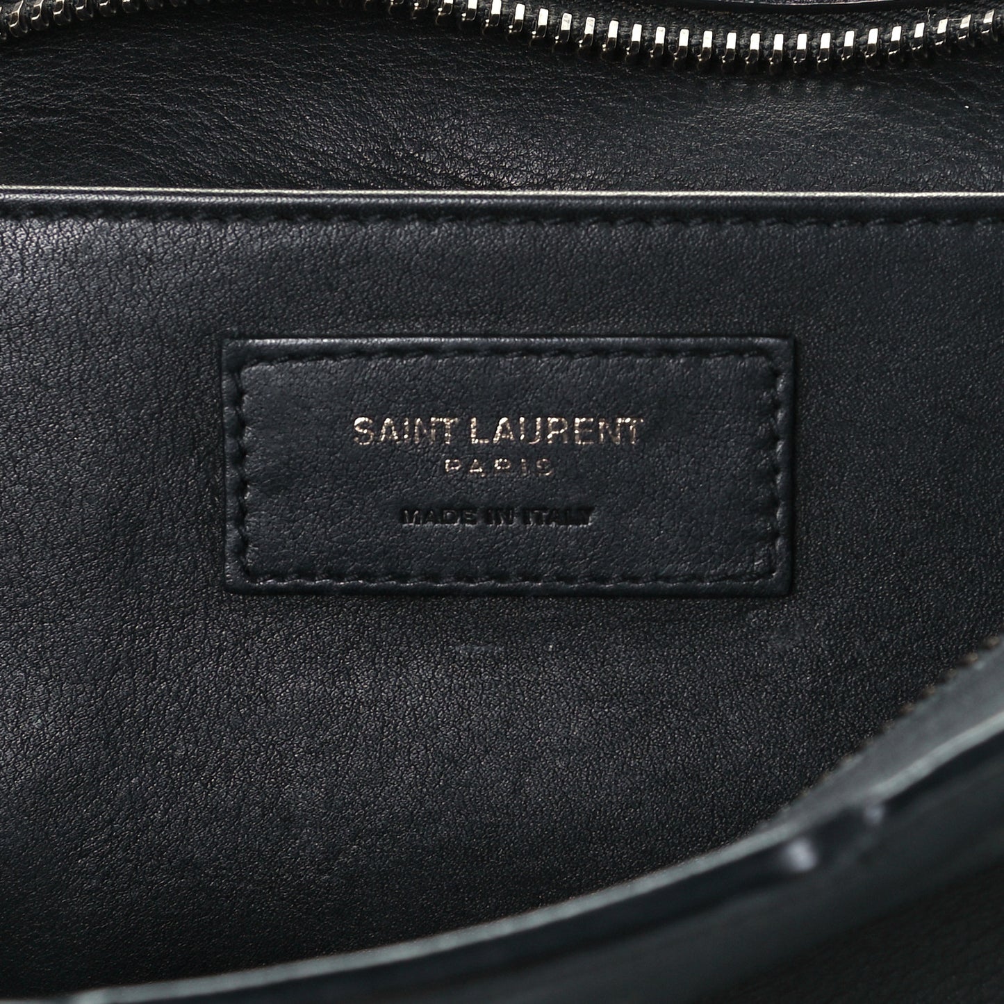 Smooth Calfskin Crocodile Embossed Small Monogram Downtown Cabas Black
