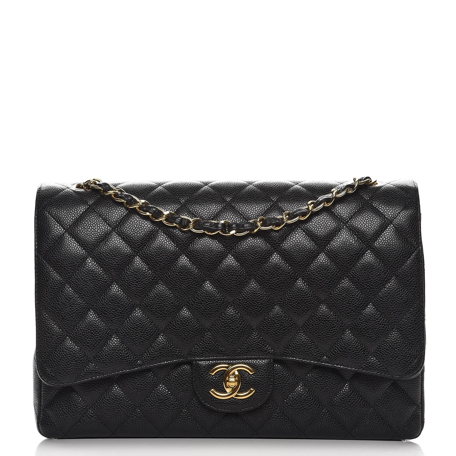 Chanel Caviar Quilted Maxi Double Flap Black 1 of 1