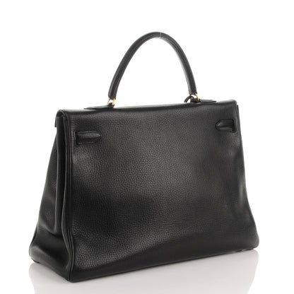 Hermes Ardennes Kelly Retourne 35 Black 3 of 20