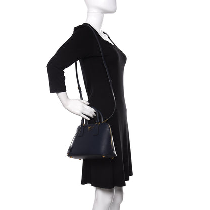 Prada Saffiano Lux Small Promenade Tote Baltico 2 of 10