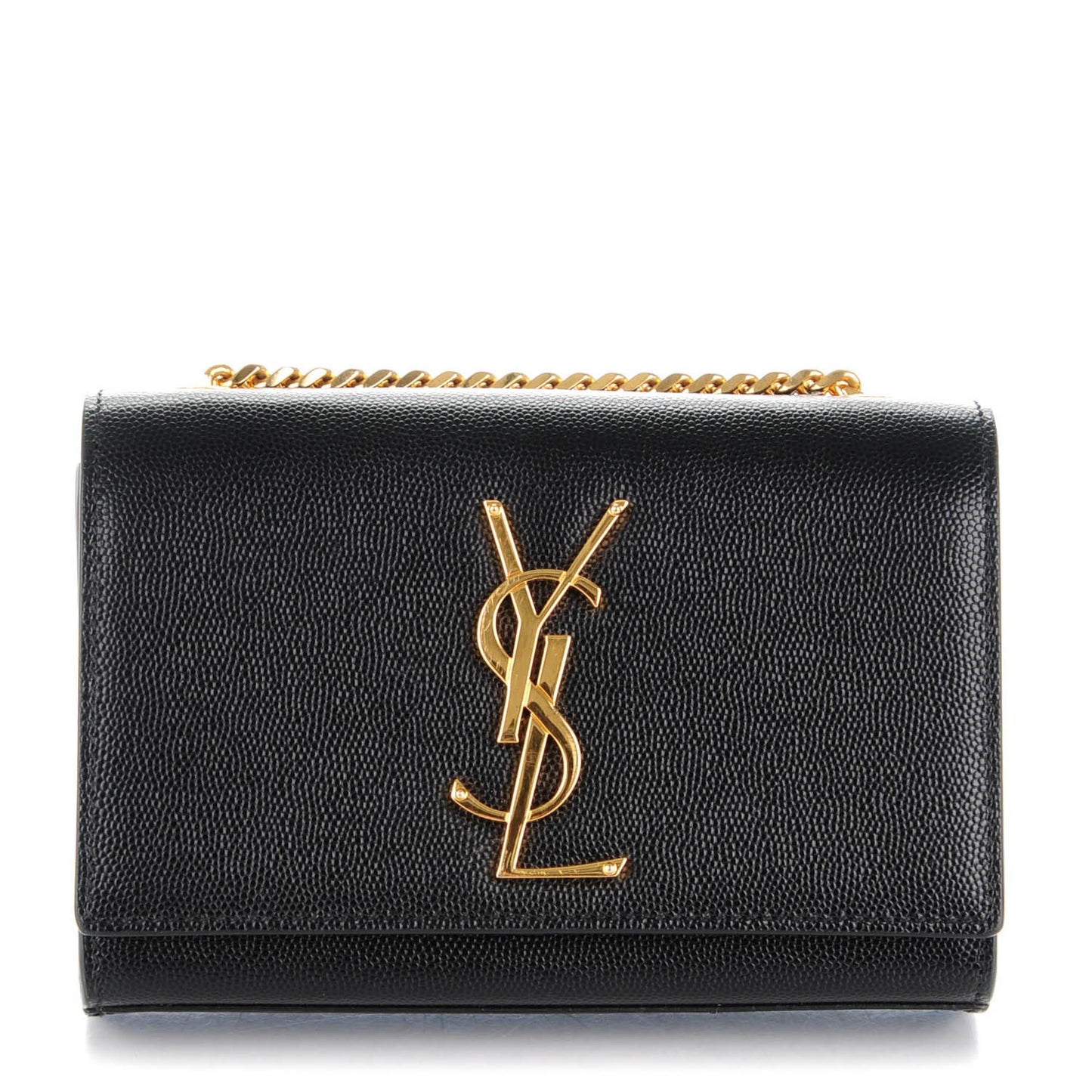 Grain De Poudre Small Monogram Kate Satchel Black