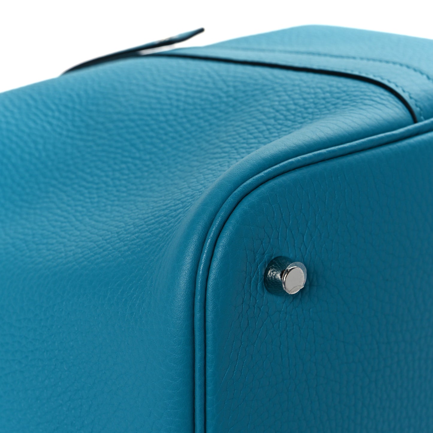 Taurillon Clemence Picotin Lock 26 GM Turquoise