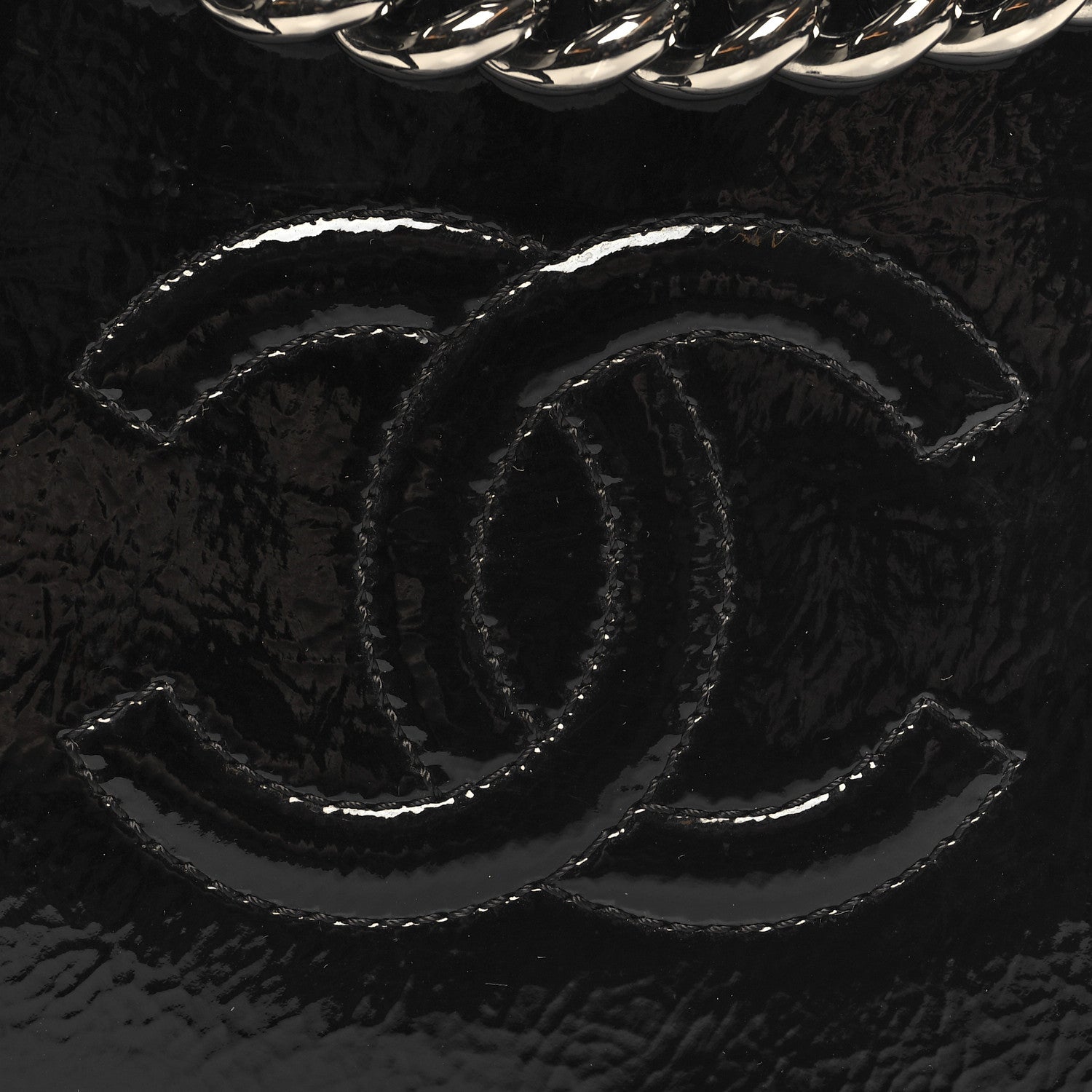 Chanel Patent Round As Earth Evening Bag Black 8 of 12