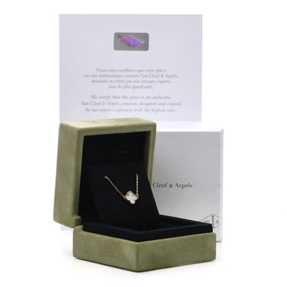 Van Cleef & Arpels 18K Yellow Gold Mother of Pearl Sweet Alhambra Bracelet 6 of 6