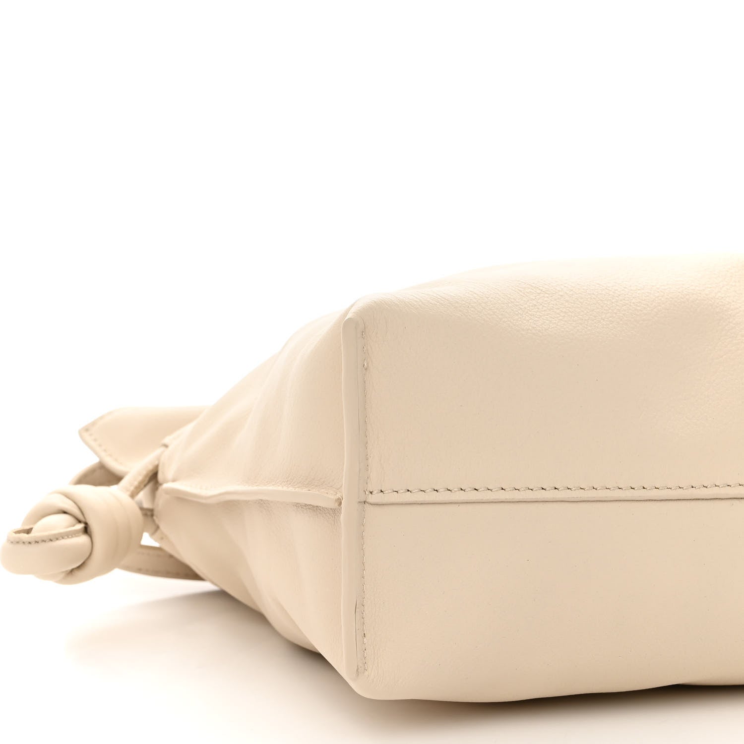 Loewe Nappa Flamenco Knot Clutch Angora 8 of 9