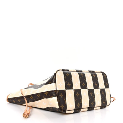 Louis Vuitton Monogram Rayures Neverfull MM 4 of 10