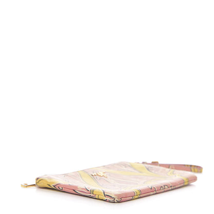 Prada Saffiano Floral Print Wristlet 3 of 5