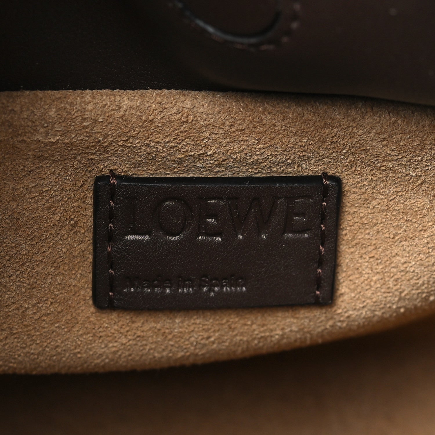 Loewe Calfskin Mini Flamenco Knot Clutch Prune 6 of 9