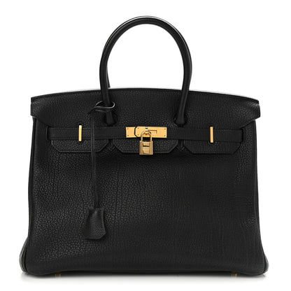Hermes Fjord Birkin 35 Black 1 of 18