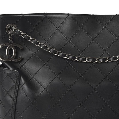 Chanel Calfskin CC Pocket Hobo Black 10 of 10