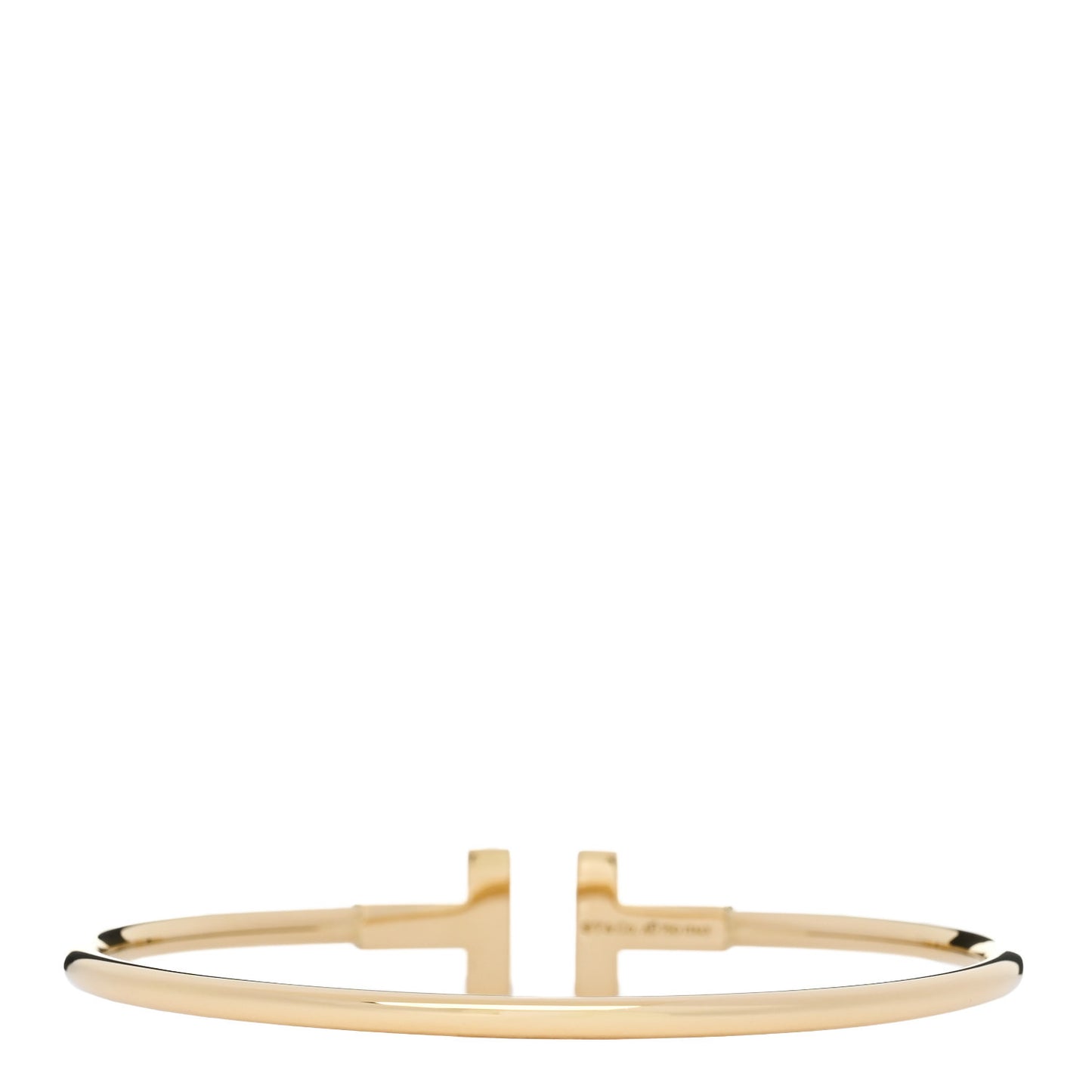 18K Yellow Gold T Wire Bracelet