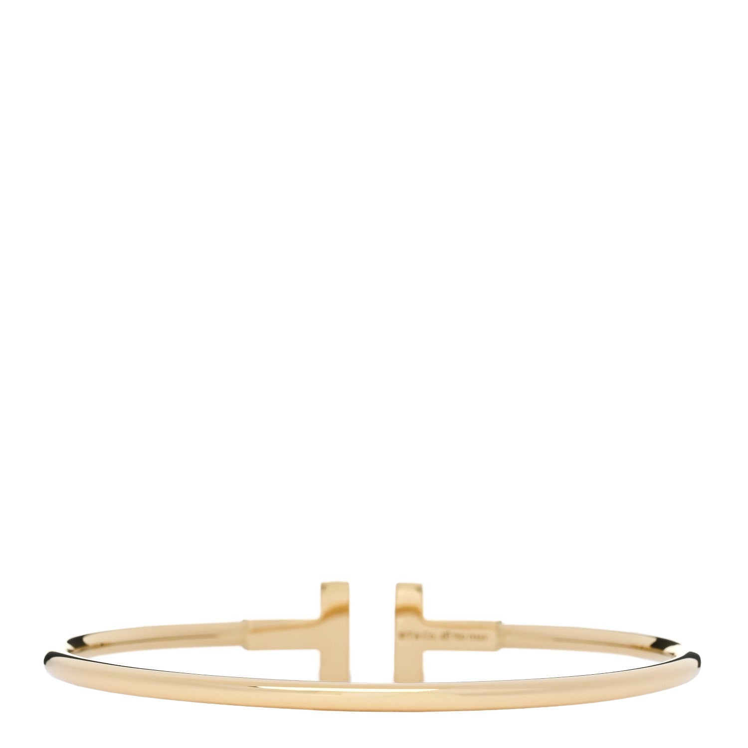Tiffany 18K Yellow Gold T Wire Bracelet 2 of 4