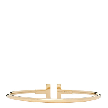 Tiffany 18K Yellow Gold T Wire Bracelet 2 of 4