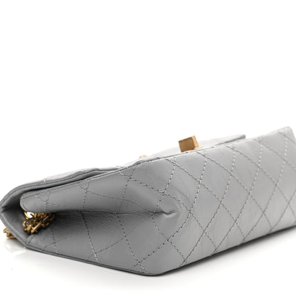 Chanel Aged Calfskin Quilted 2.55 Reissue Mini Flap Grey 9 of 9