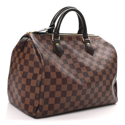 Louis Vuitton Damier Ebene Speedy 30 3 of 10