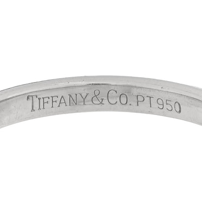 Tiffany Platinum 2mm Milgrain Wedding Band Ring 48 4.5 4 of 5