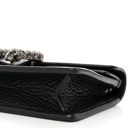 Gucci Calfskin Super Mini Dionysus Shoulder Bag Black 9 of 10
