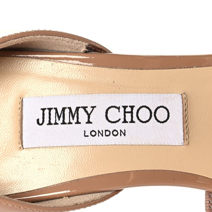 Jimmy Choo Patent Pearl Embellished Aurelie 65 Pumps 41 Ballet Pink 8 of 8