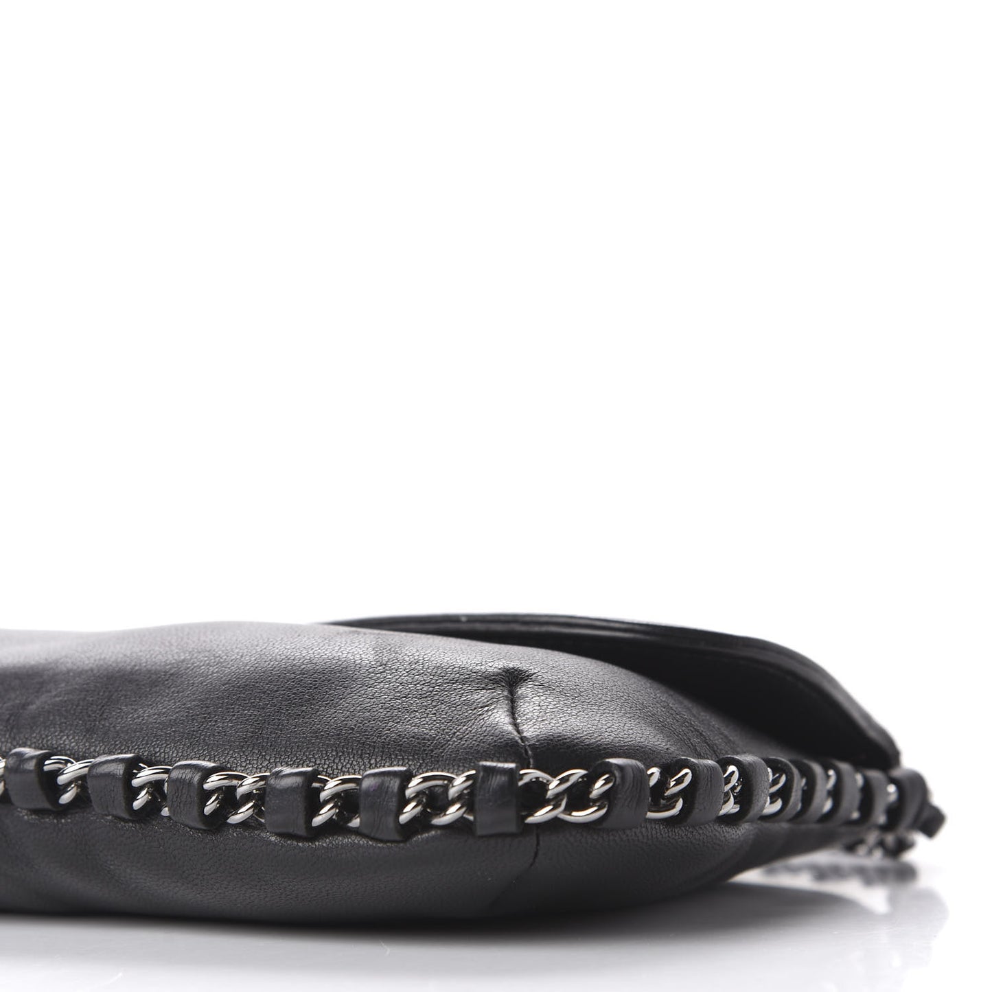 Lambskin Chain Flap Black