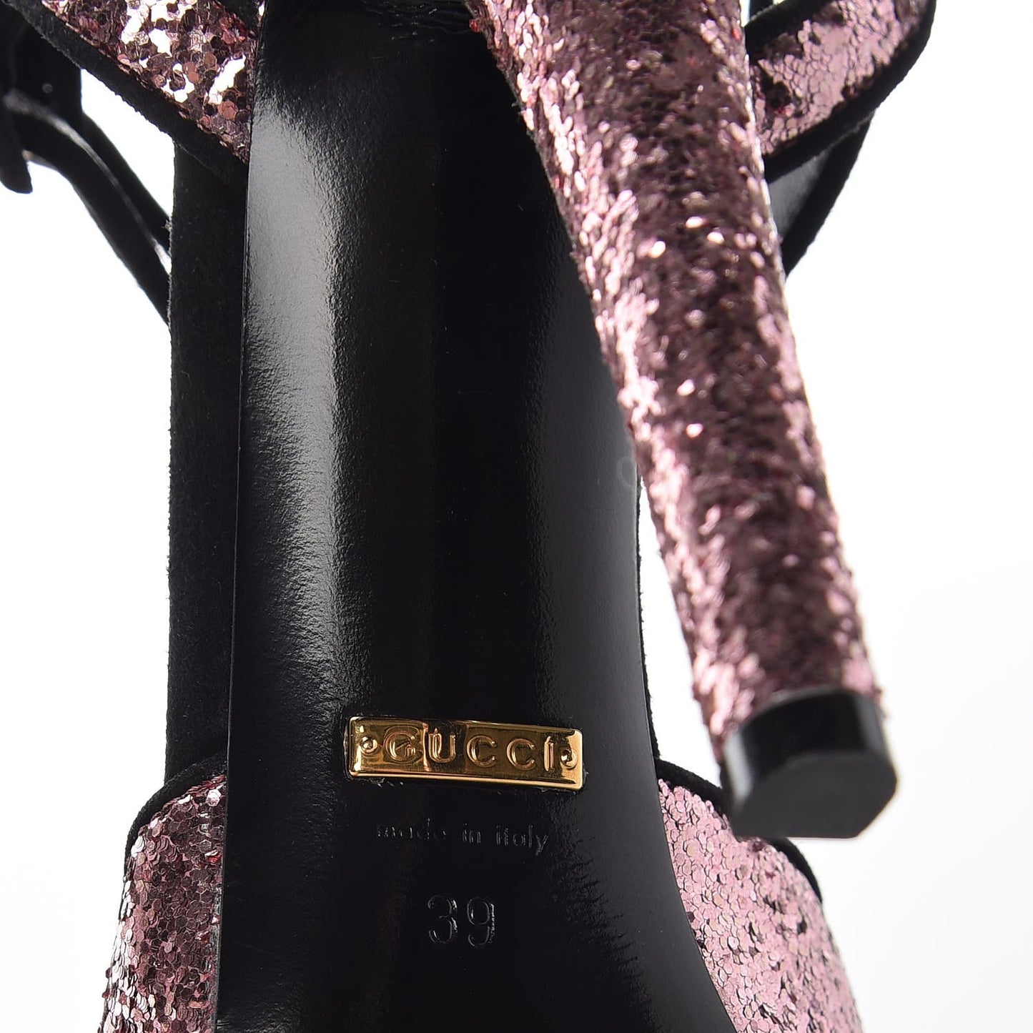 Glitter Suede Galactica Super Kid Platform Sandals 39 Soft Pink