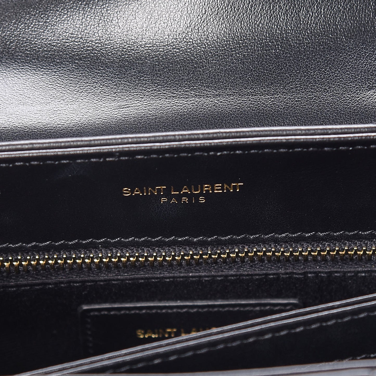 Calfskin Y Quilted Monogram Toy Loulou Crossbody Bag Black