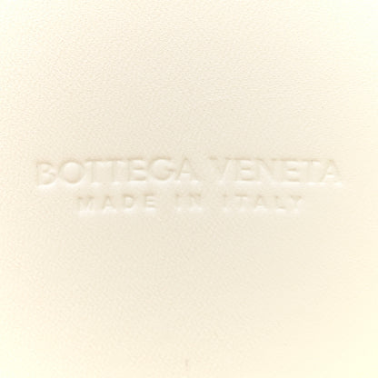 Bottega Veneta Brushed Calfskin Cradle Fold Over Shoulder Bag White Parakeet 6 of 10