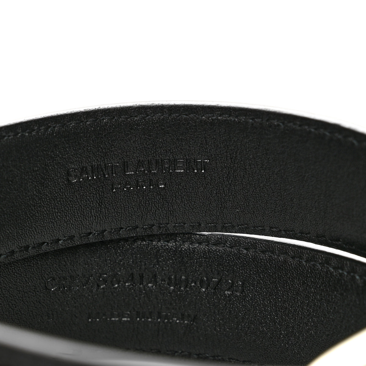 Brushed Calfskin Folk Buckle Belt 80 32 Black