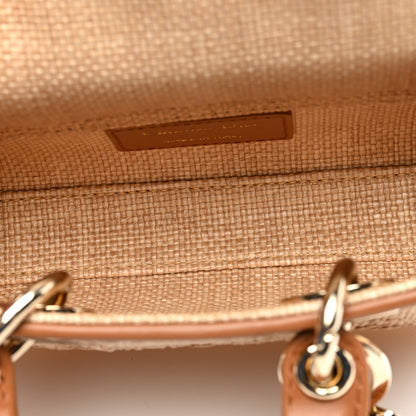 Christian Dior Raffia Micro Cannage Lady D-Joy Natural 5 of 9