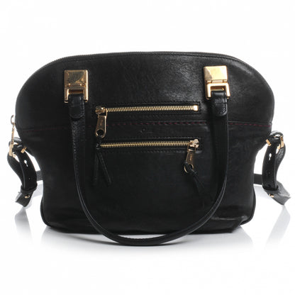 Chloe Leather Medium Angie Shoulder Bag Black 1 of 8