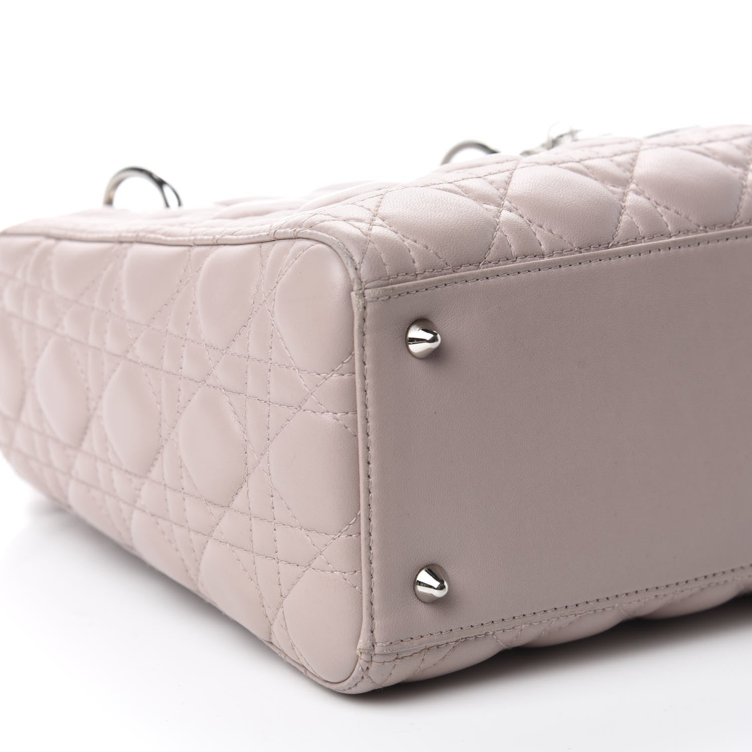 Christian Dior Lambskin Cannage Medium Lady Dior Light Pink 6 of 11