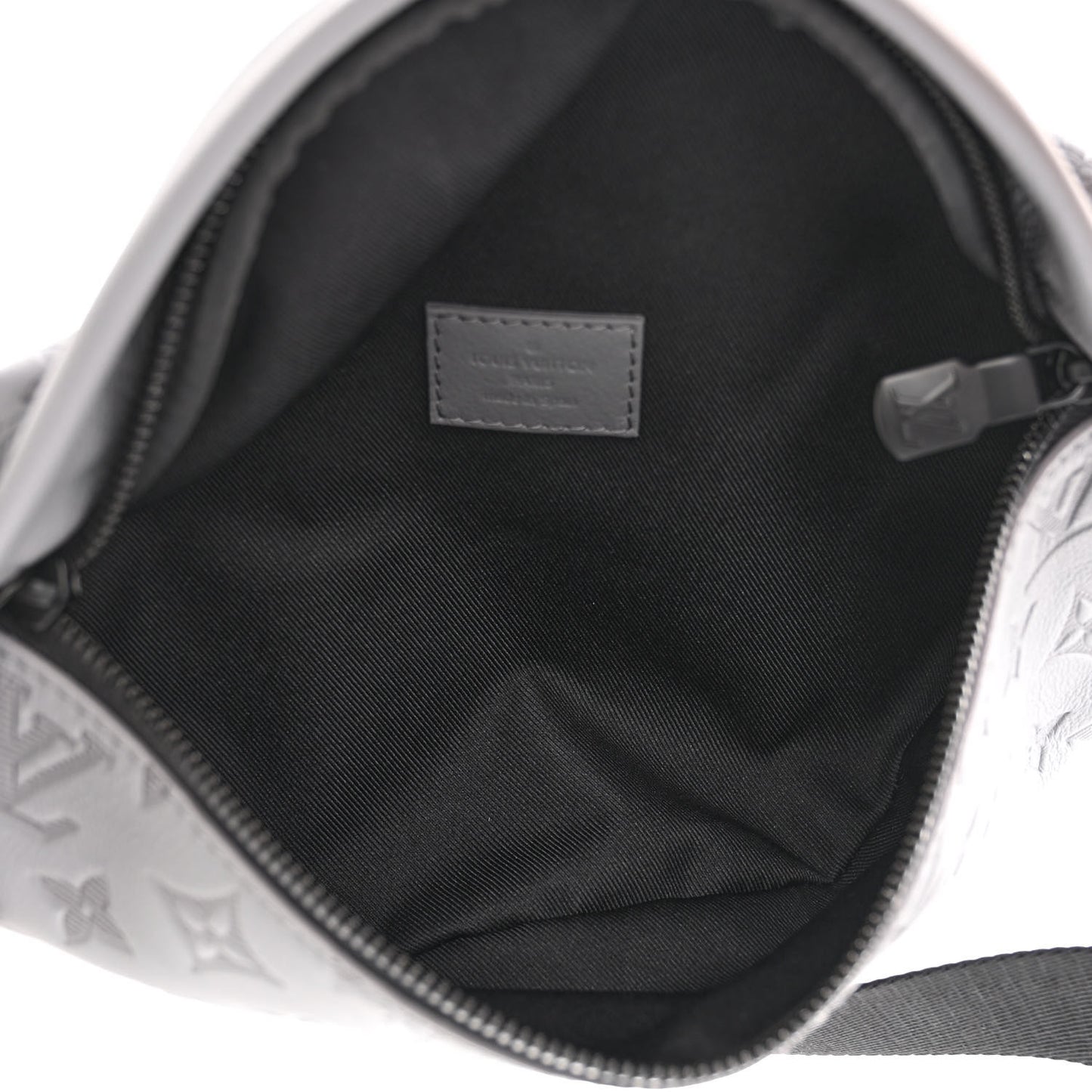 Calfskin Monogram Shadow Discovery Bumbag PM Gray