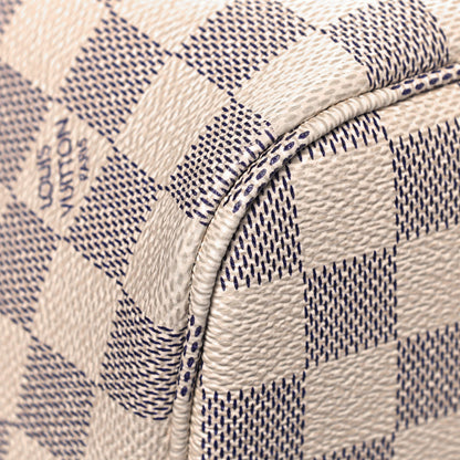 Louis Vuitton Damier Azur Neo Neverfull MM Rose Ballerine 10 of 13