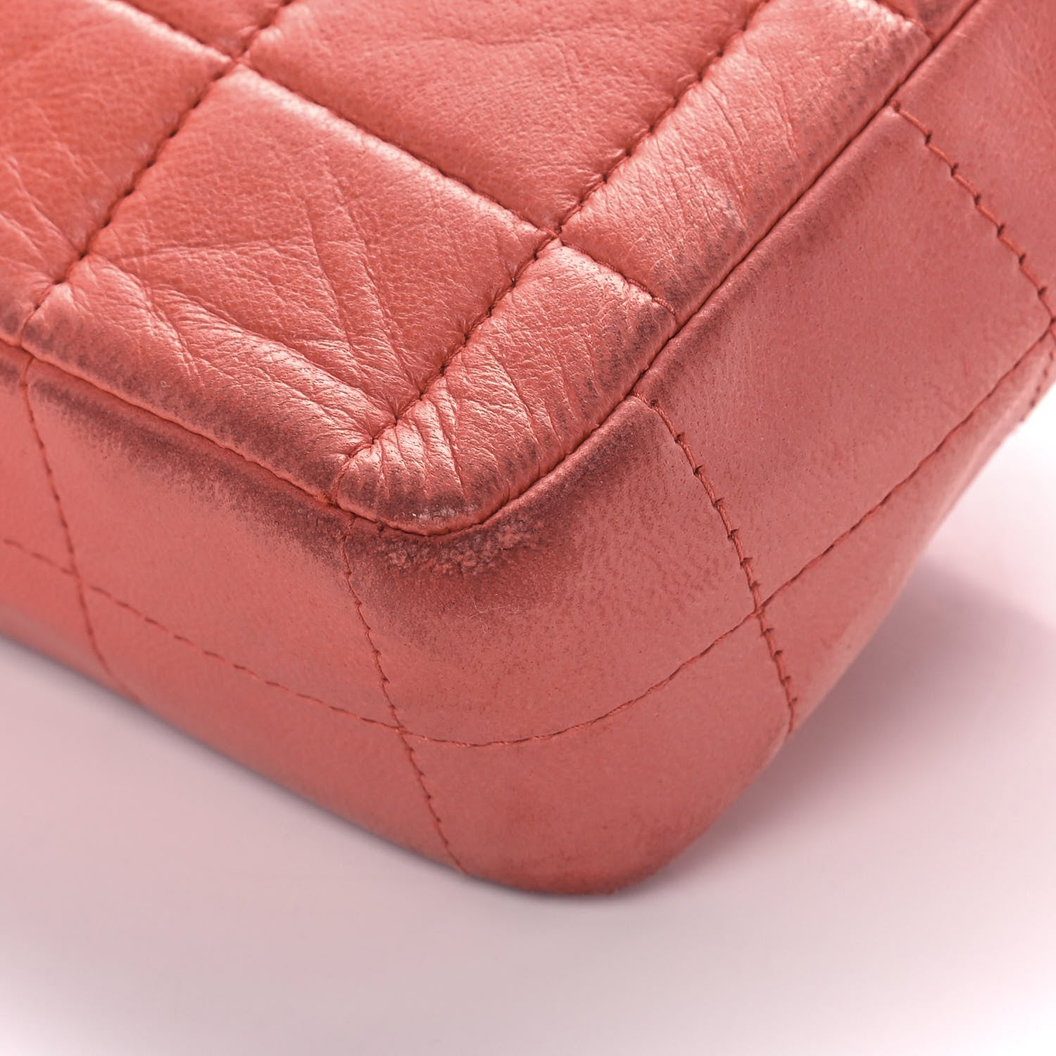 Chanel Lambskin East West Chocolate Bar Flap Pink 11 of 14