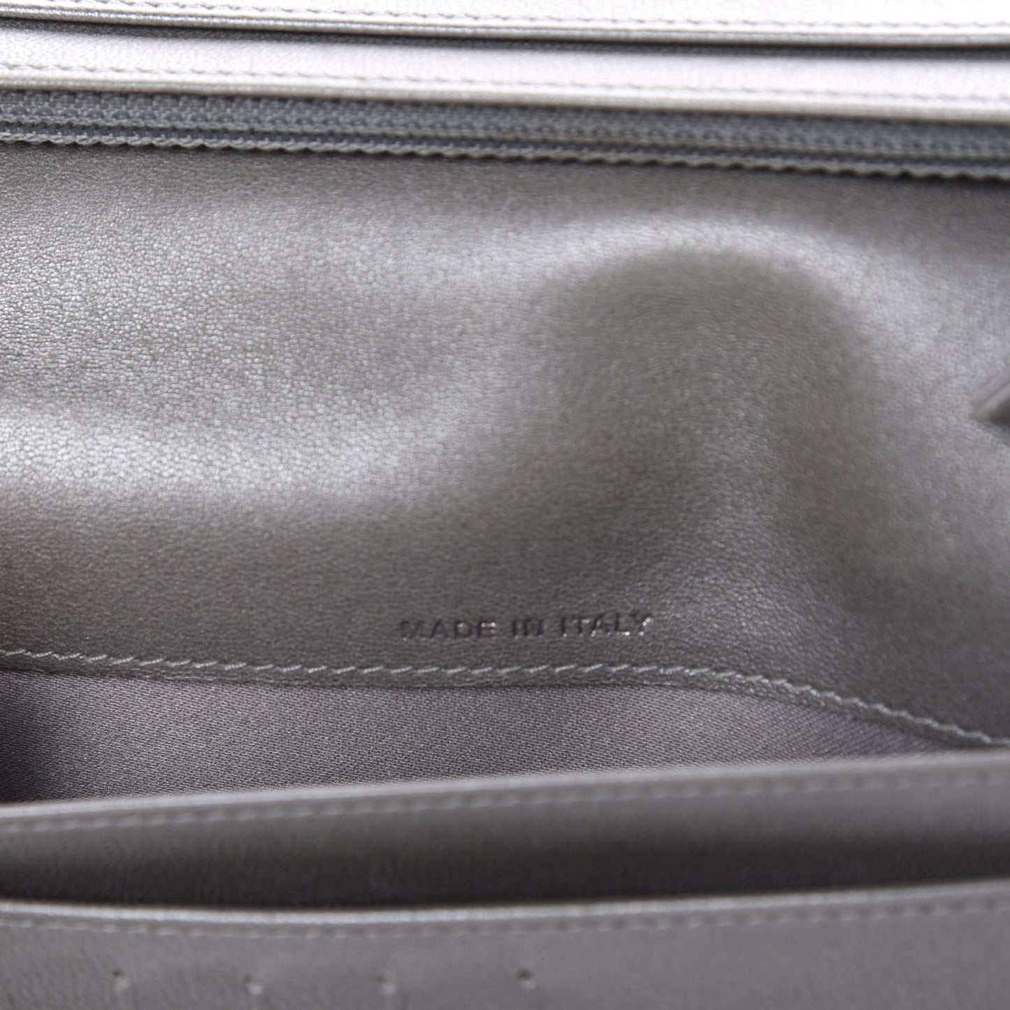 Lambskin Camellia Embossed Yen Wallet Black