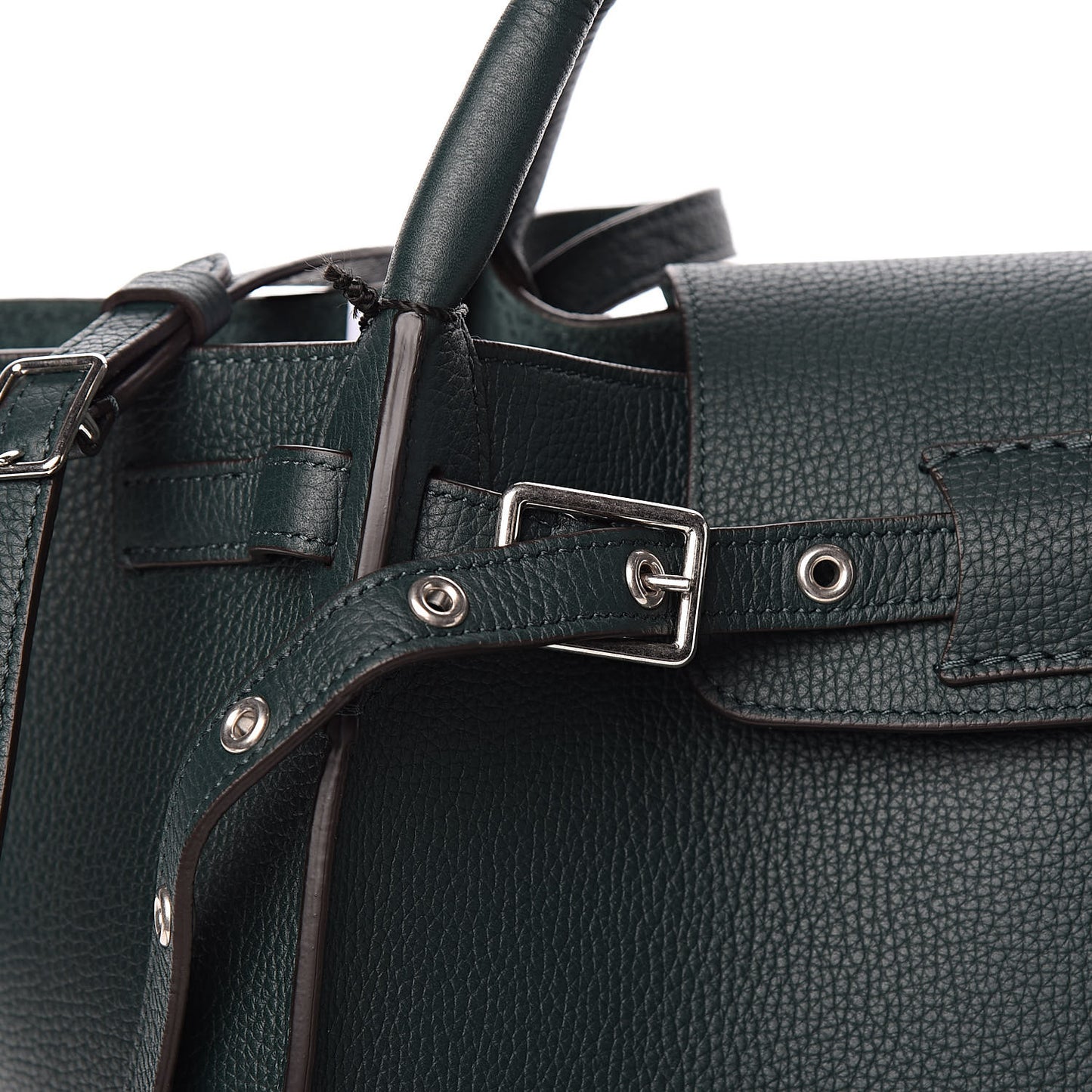 Supple Grained Calfskin Small Big Bag Amazone