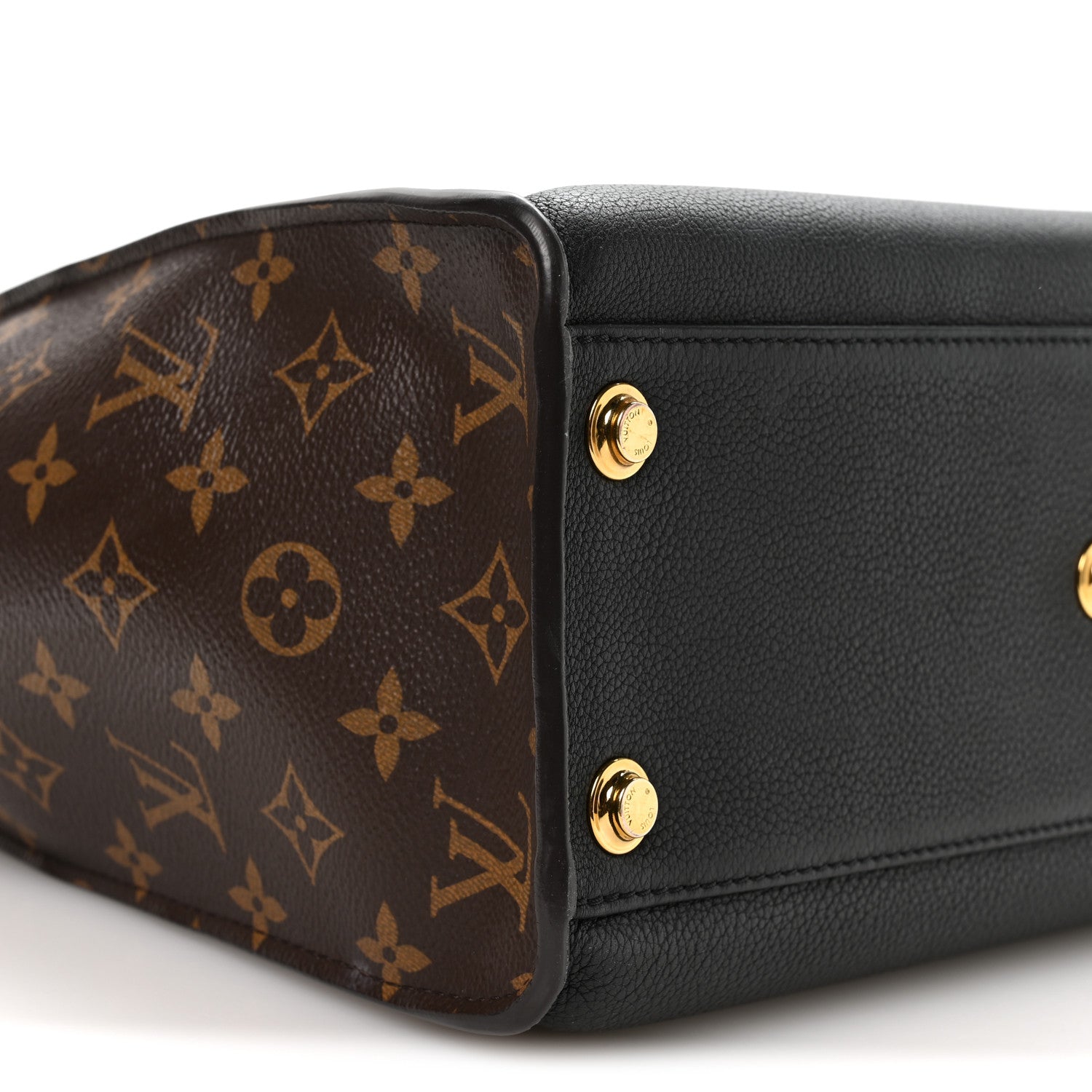 Louis Vuitton Calfskin Monogram On My Side Black 9 of 10