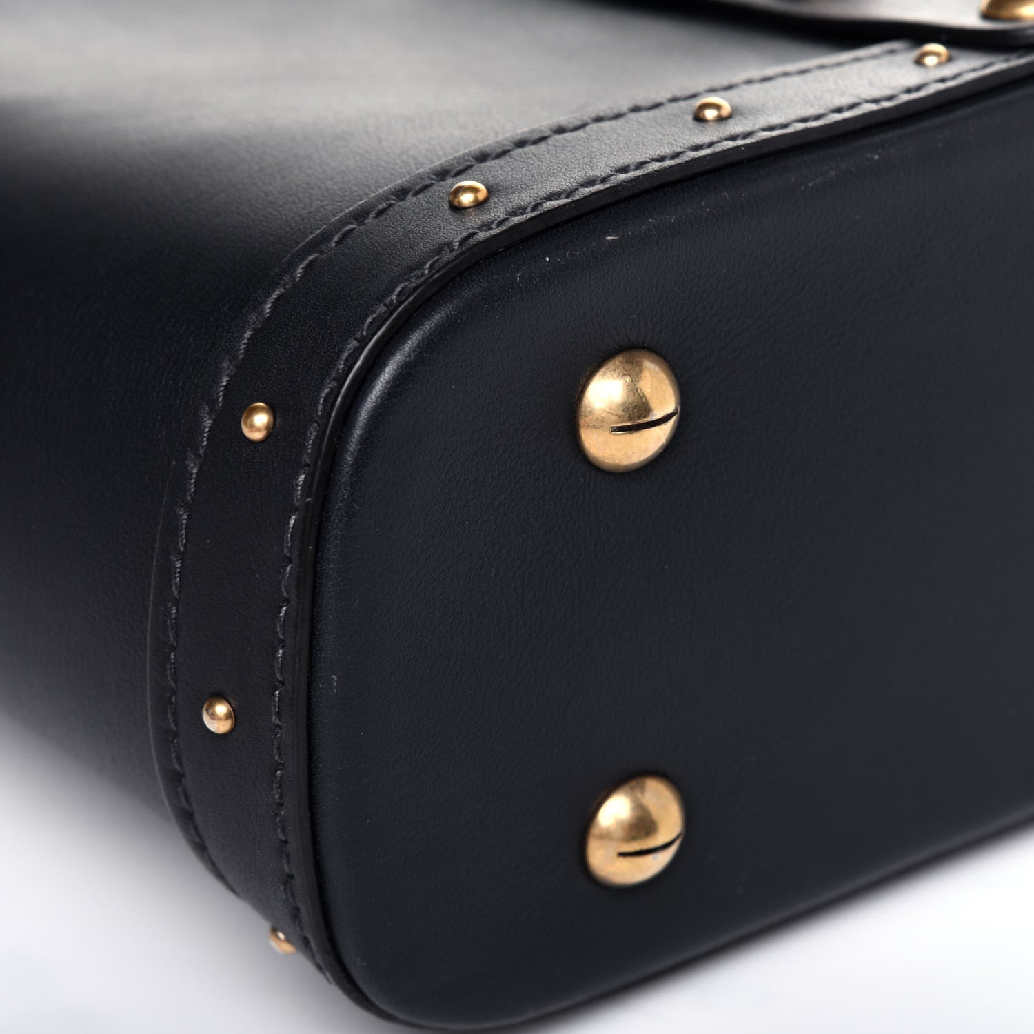 Christian Dior Smooth Calfskin Studded DiorAvenue Small Bag Navy 16 of 20