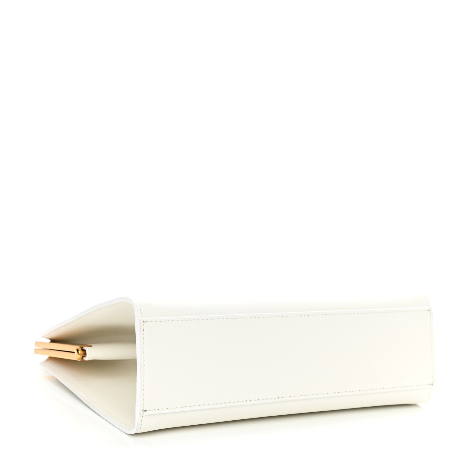 Mansur Gavriel Calfskin Elegant Chain Bag White 4 of 8