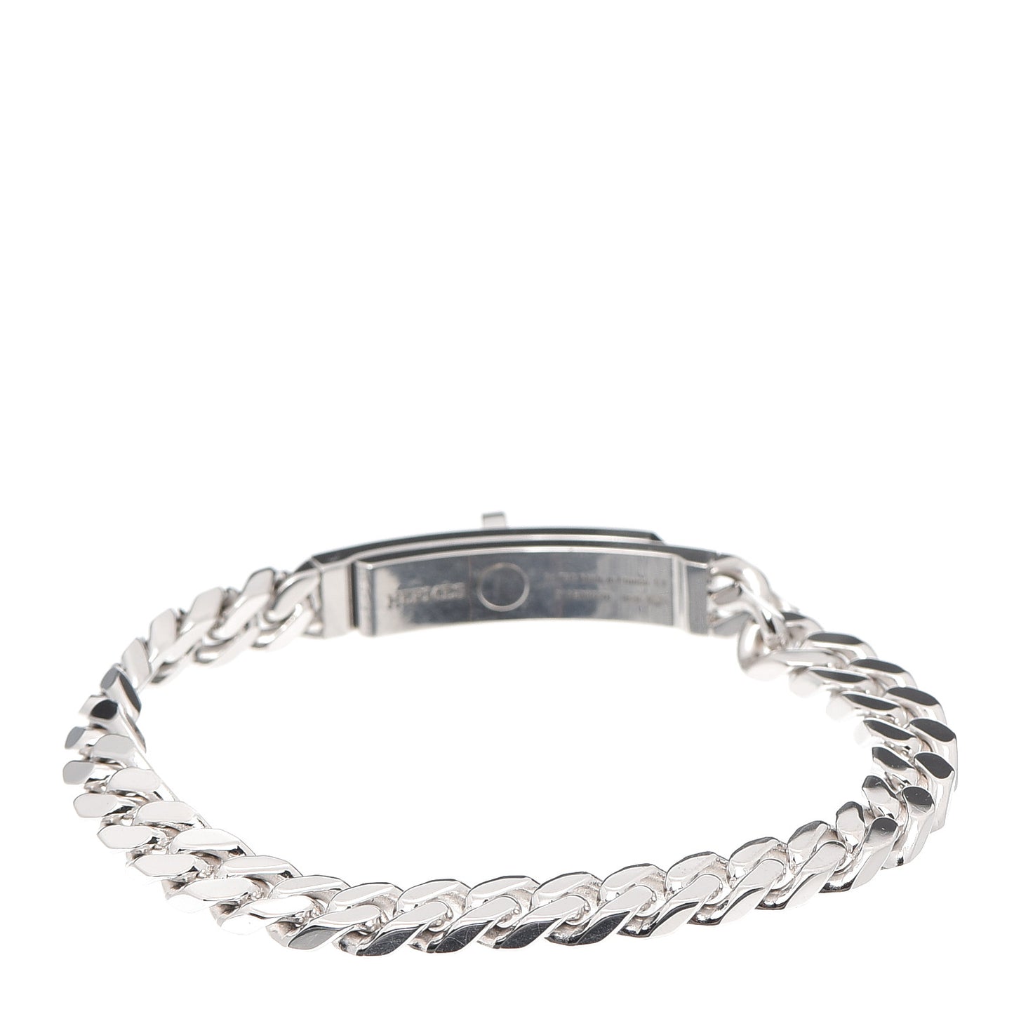 18K White Gold Diamond TPM Kelly Gourmette Bracelet ST