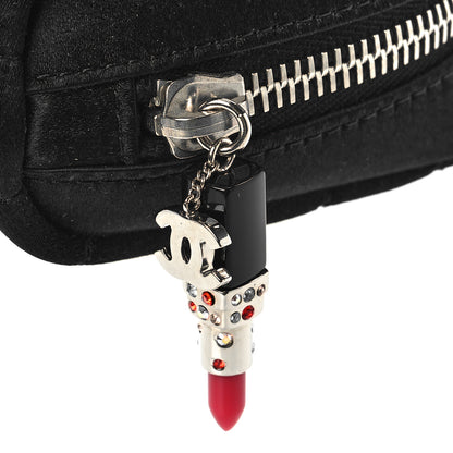 Chanel Satin Chocolate Bar Lipstick Pouch Black 10 of 10
