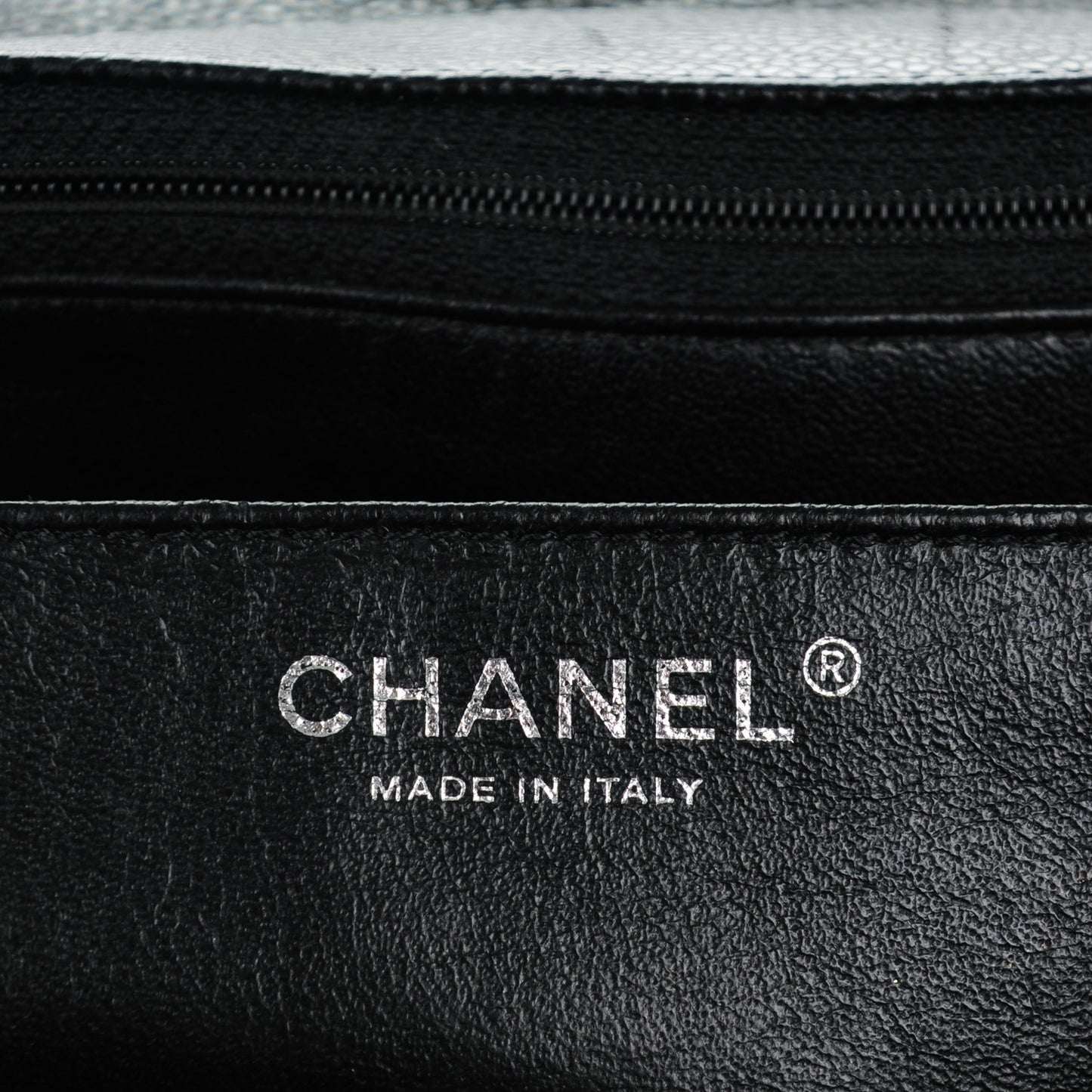 Caviar Quilted Jumbo Single Flap Black
