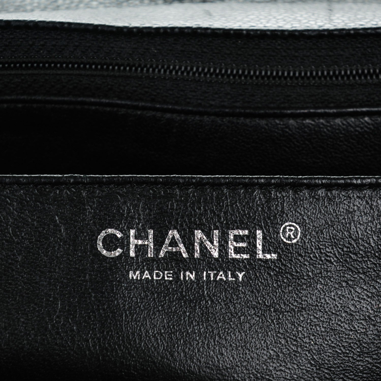 Chanel Caviar Quilted Jumbo Single Flap Black 7 of 10