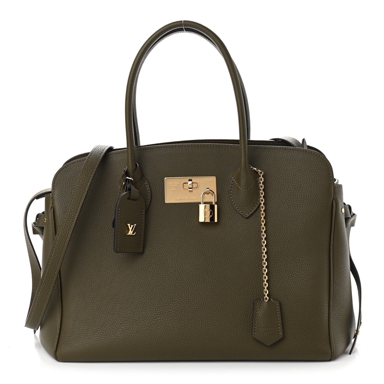 Louis Vuitton Veau Nuage Milla MM Laurier Green 1 of 9