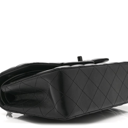 Chanel Lambskin Quilted Small Double Flap So Black 9 of 10