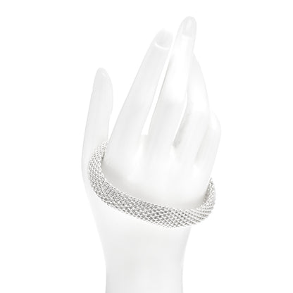 Tiffany Sterling Silver Somerset Mesh Bracelet 2 of 4