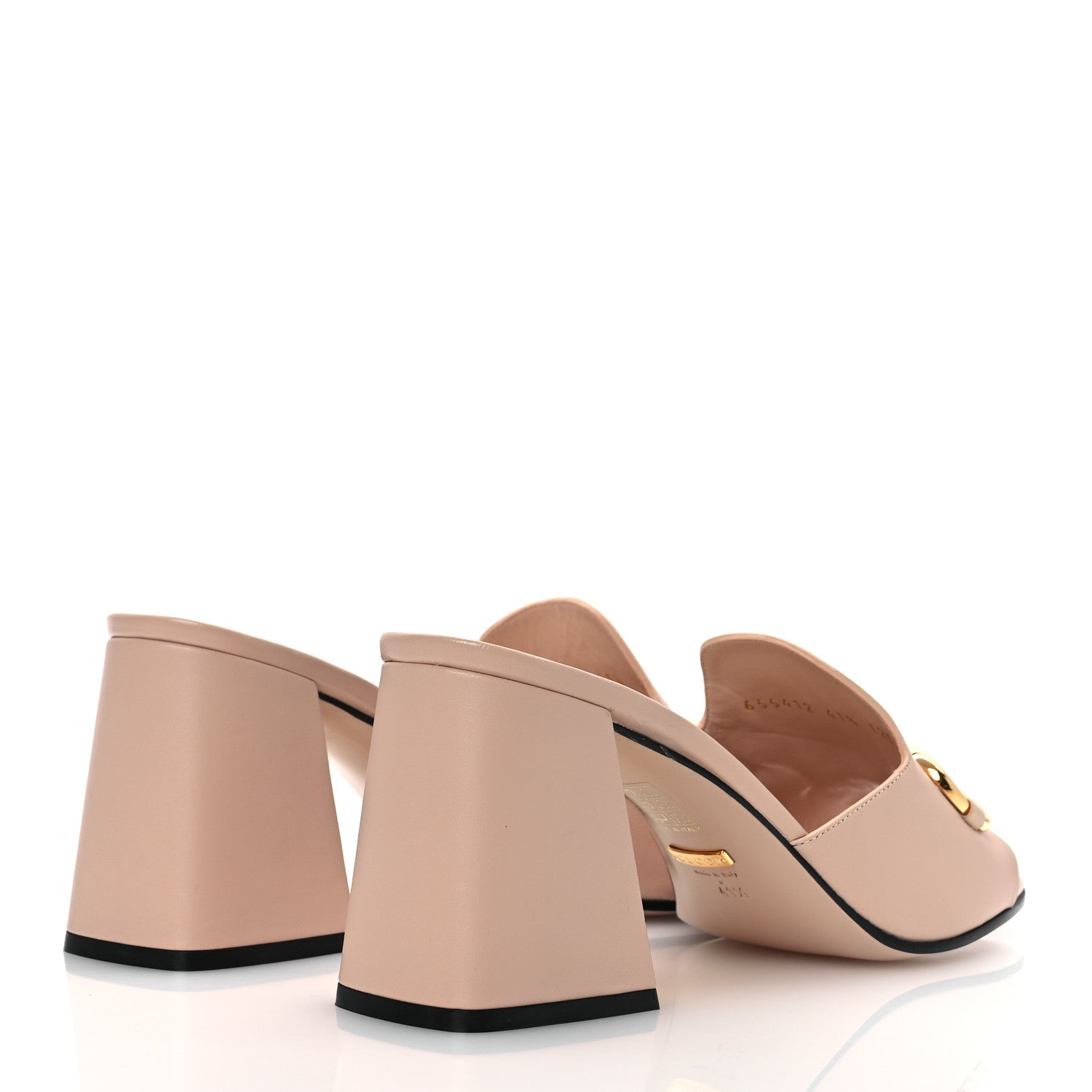 Gucci Nappa Horsebit 75mm Slide Sandals 41.5 Skin Rose 5 of 12