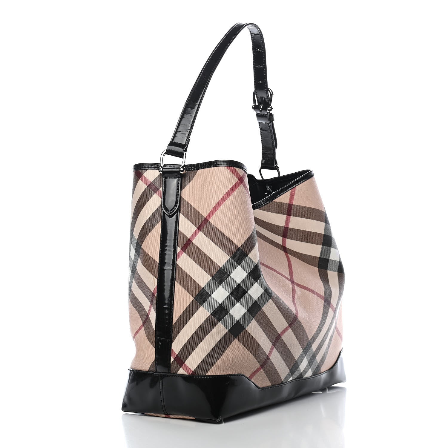 Burberry Nova Check Hobo Black 3 of 21