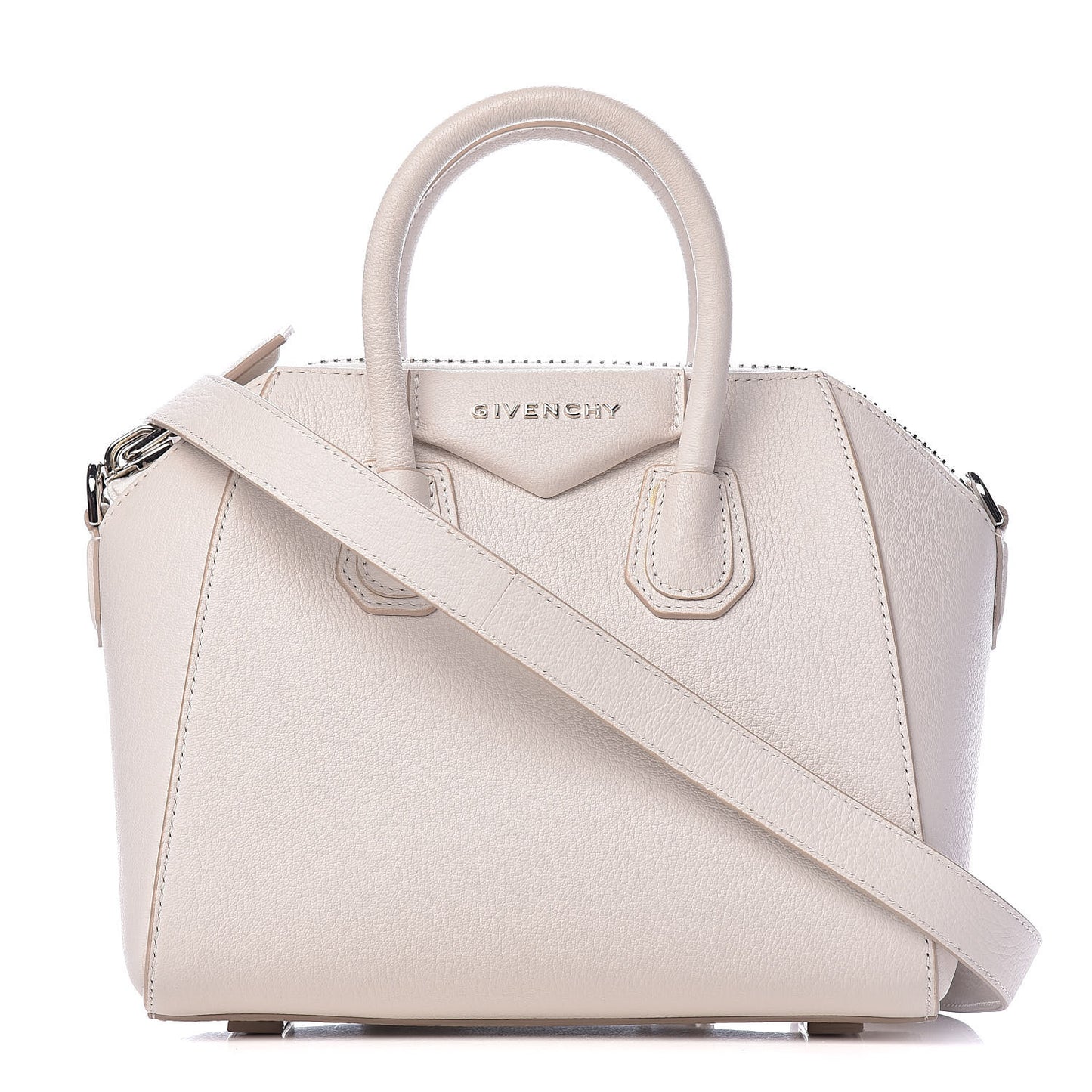 Sugar Goatskin Mini Antigona White