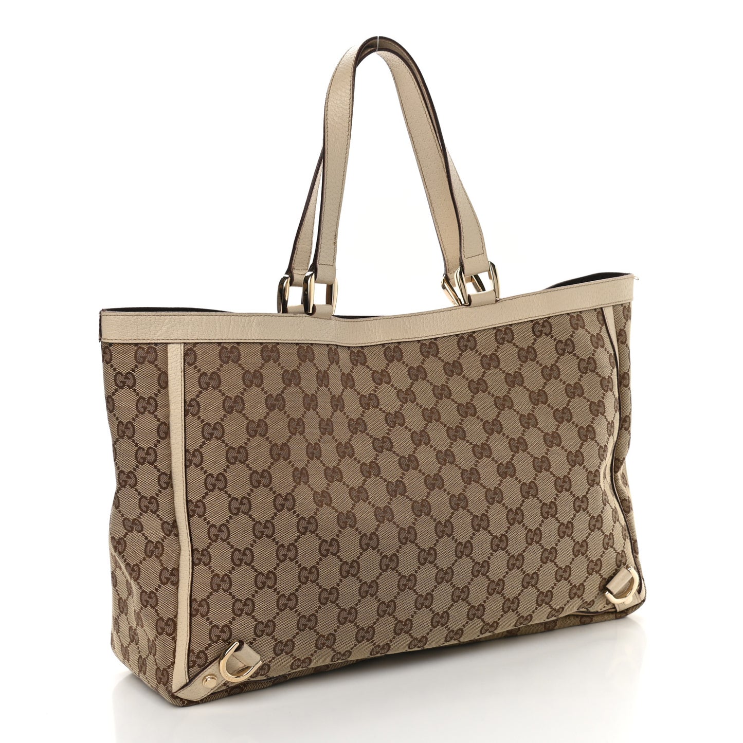 Monogram Large Abbey Tote Off White