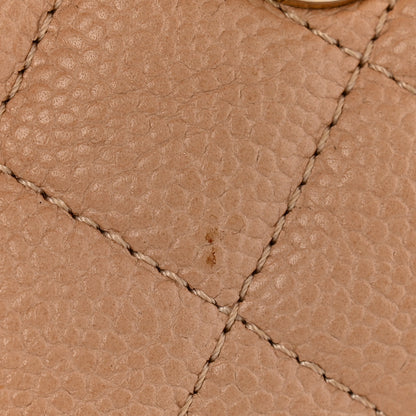 Chanel Caviar Quilted Small CC Filigree Flap Beige Black 15 of 15